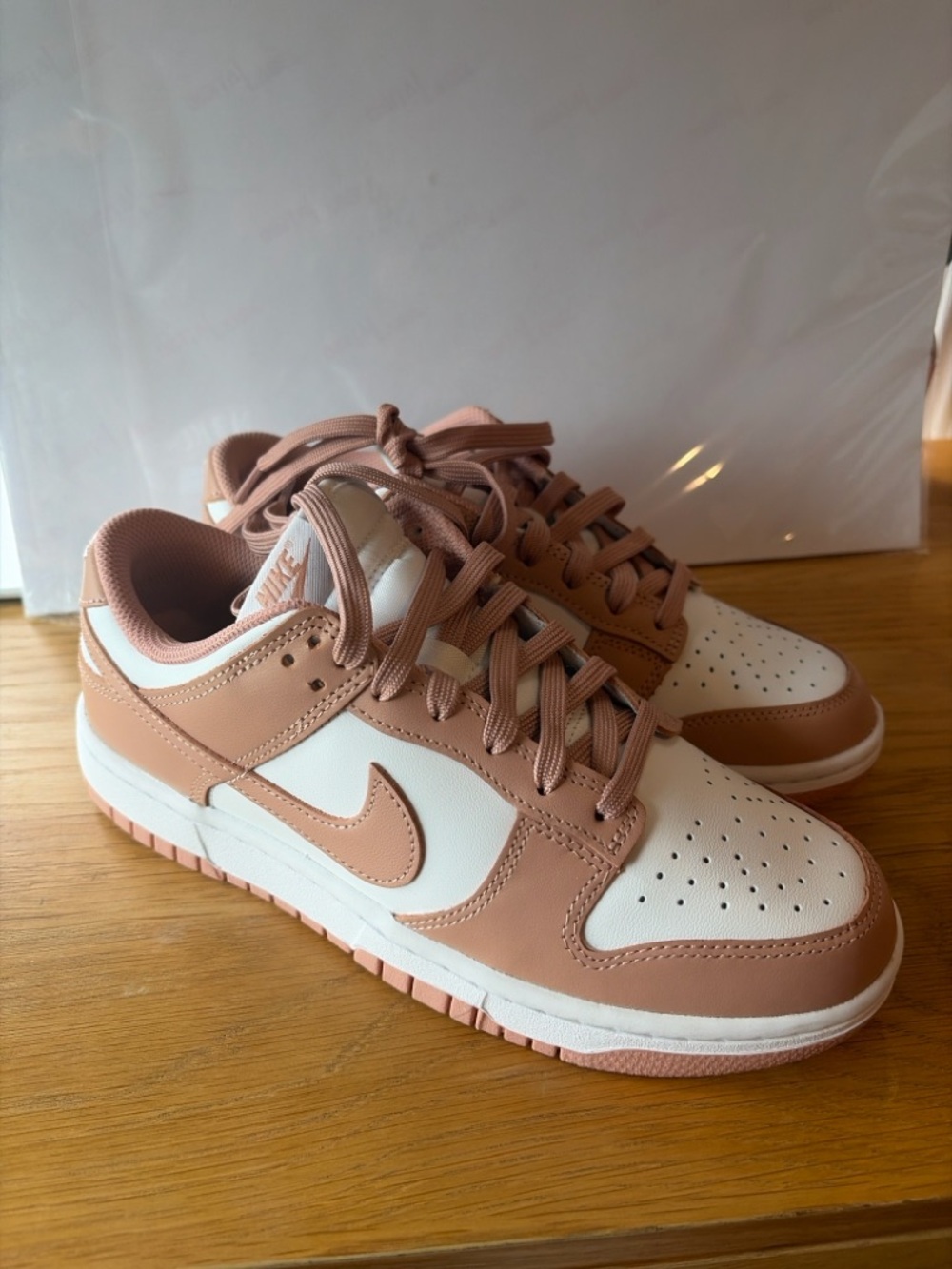 Nike Dunk Low Rose Whisper Women’s 8.5 DD1503-118 Pink White Nike Refurbished